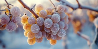 Trauben für einen Eiswein