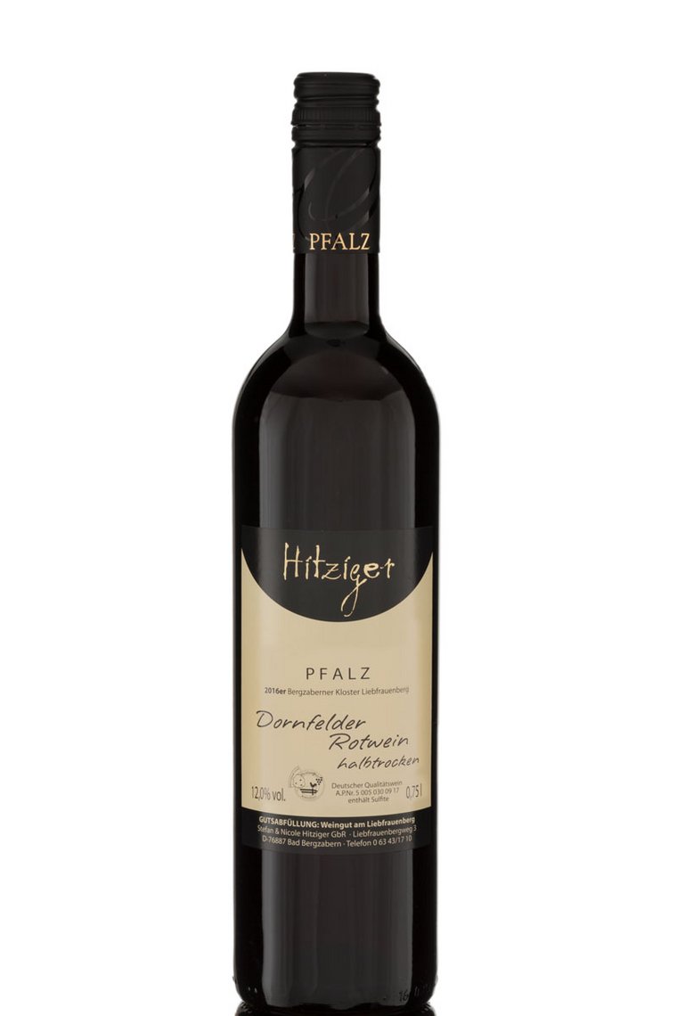 Dornfelder Rotwein halbtrocken